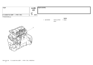 McCormick C-L mondial Tier 2 (2007- ) - RT30 - C85L Tractor Parts Catalogue Manual Instant Download