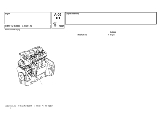 McCormick C-MAX Tier 3 (2008- ) - RS22 - 75 Tractor Parts Catalogue Manual Instant Download