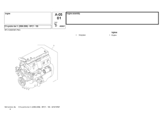 McCormick CX synchro tier 3 (2008-2009) - RPC1 - 105 Tractor Parts Catalogue Manual Instant Download