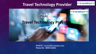 Travel Technology Provider