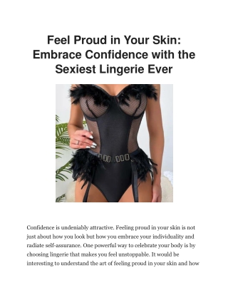 Seductive Valentine's Lingerie | Intimax Shop