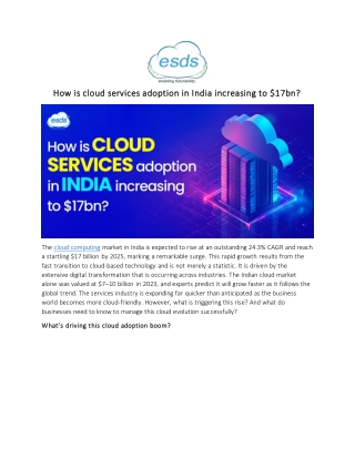 How is cloud services adoption in India