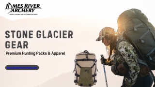 Shop Stone Glacier Gear – Hunting Packs And Apparel - James River Archery