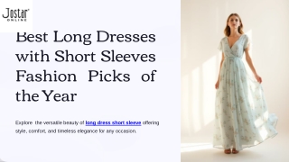 Best Long Dresses with Short Sleeves Fashion Picks of the Year