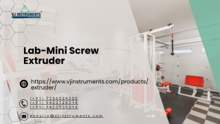 Lab-Mini Screw Extruder