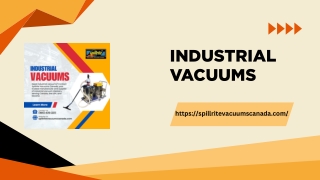 Top Industrial Vacuum Manufacturer & Supplier in Canada