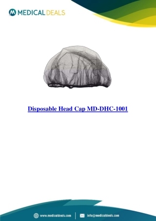 Disposable-Head-Cap-MD-DHC-1001