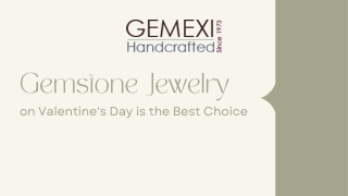 Gemstone Jewelry on Valentine's Day is the Best Choice