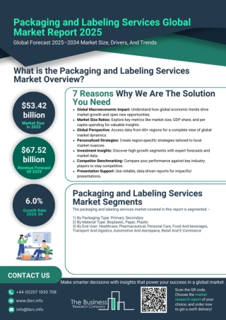 Packaging and Labeling Services Market Report 2025 - Packaging and Labeling Serv