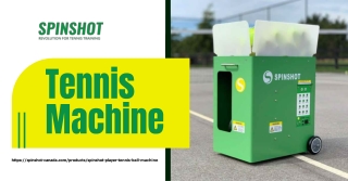 Buy The State-Of-The-Art Tennis Ball Machine With Spinshot Sports