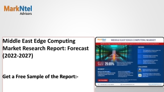 Middle East Edge Computing Market Research Report: Forecast (2022-2027)