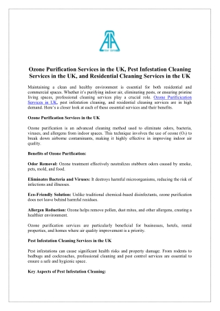 Amber Adams Delivers Spotless Residential Cleaning UK