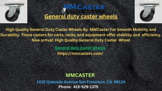 caster wheels General duty