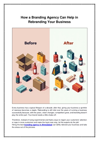 How a Branding Agency Can Help in Rebranding Your Business