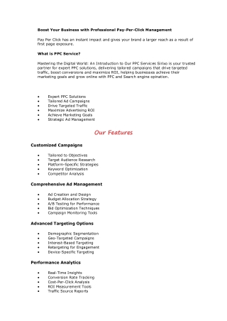 Google Ads Services at Sirixo