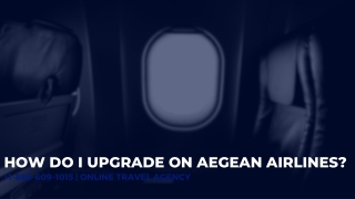 How Do I Upgrade On Aegean Airlines