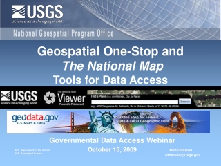 Governmental Data Access Webinar October 15, 2009