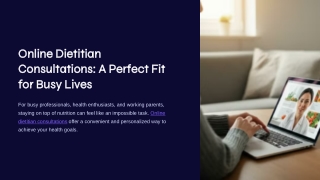 Consult Dietician Online At The Eat Well Plate