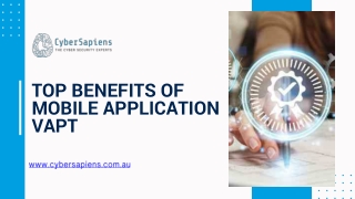 Top Benefits of Mobile Application VAPT