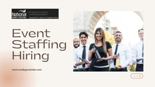 Event Staffing Hiring - nationaleventstaffing