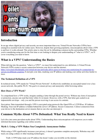 Common Myths About VPNs Debunked: What You Really Need to Know
