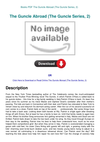 Books PDF The Guncle Abroad (The Guncle Series  2)