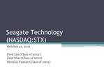 Seagate Technology NASDAQ:STX