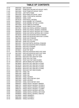 New Holland W70 Compact Wheel Loader Parts Catalogue Manual Instant Download