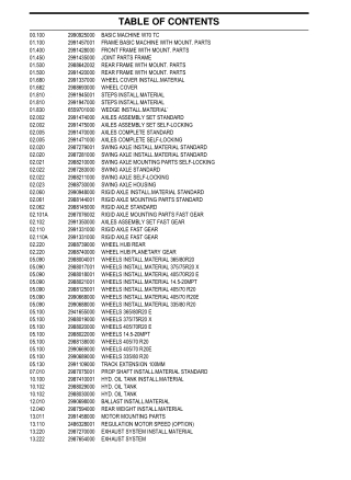 New Holland W70TC Compact Wheel Loader Parts Catalogue Manual Instant Download