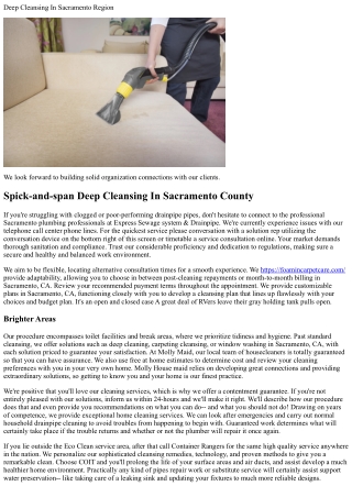 Sacramento Residence Cleaning Sacramento