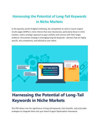 Harnessing the Potential of Long-Tail Keywords in Niche Markets