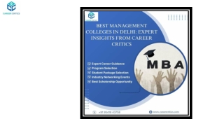 Best Management Colleges in Delhi