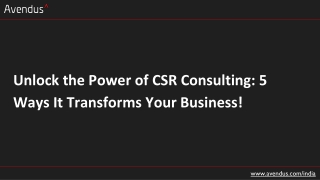 Unlock the Power of CSR Consulting_ 5 Ways It Transforms Your Business!