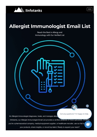 Immunologist Email List