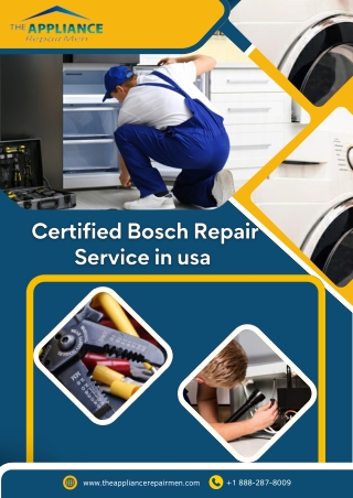 Trusted BOSCH Repair Service Near You - The Appliance Repairmen