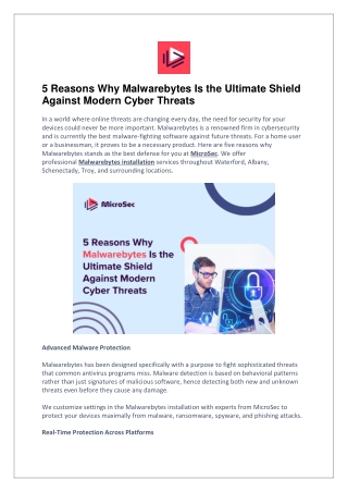 5 Reasons Why Malwarebytes Is the Ultimate Shield Against Modern Cyber Threats