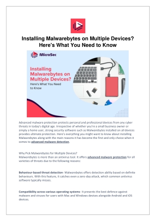 Installing Malwarebytes on Multiple Devices? Here's What You Need to Know