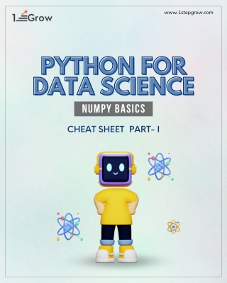 Python For Data Science Cheat Sheet  NumPy Basics  Part- I (1)