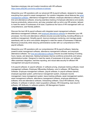 Time & Attendance & Payroll Software for HR Teams