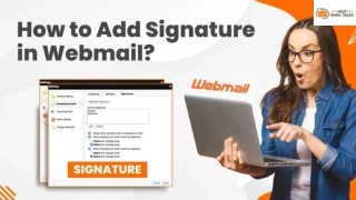 How to Add Signature in Webmail