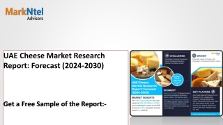 UAE Cheese Market Research Report: Forecast (2024-2030)