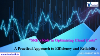 Site Reliability Engineering - SRE Online Training