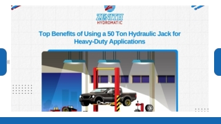 Top 6 Benefits of Using a 50-Ton Hydraulic Jack for Heavy-Duty Applications