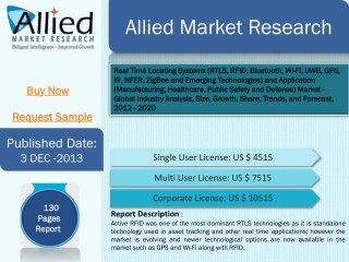 Global Real Time Locating Systems (RTLS) Market Expected to