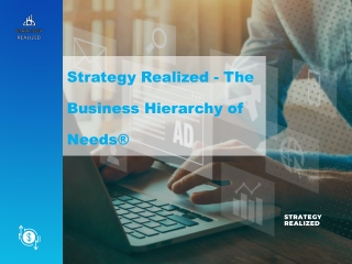 Strategy Realized - The Business Hierarchy of Needs®
