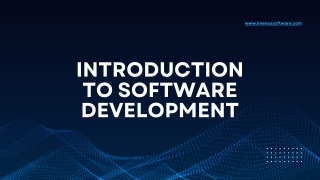 Introduction to Software Development