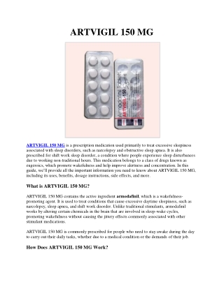 Artvigil 150 mg