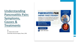 Understanding Pancreatitis Pain - Symptoms, Causes, And Treatments