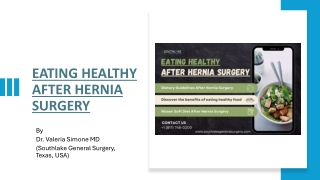 Eating Healthy After Hernia Surgery