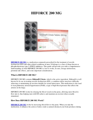 Hiforce 200 mg